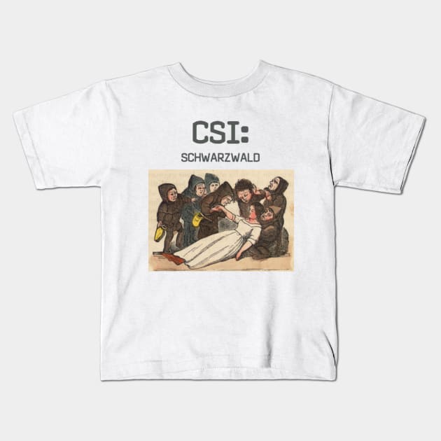 CSI: Schwarzwald Kids T-Shirt by Ether and Ichor